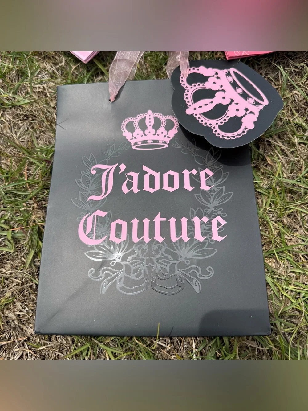 Juicy Couture Queen Celebration Gift Bags Y2K Pink Princess Glam Party Bags nwt